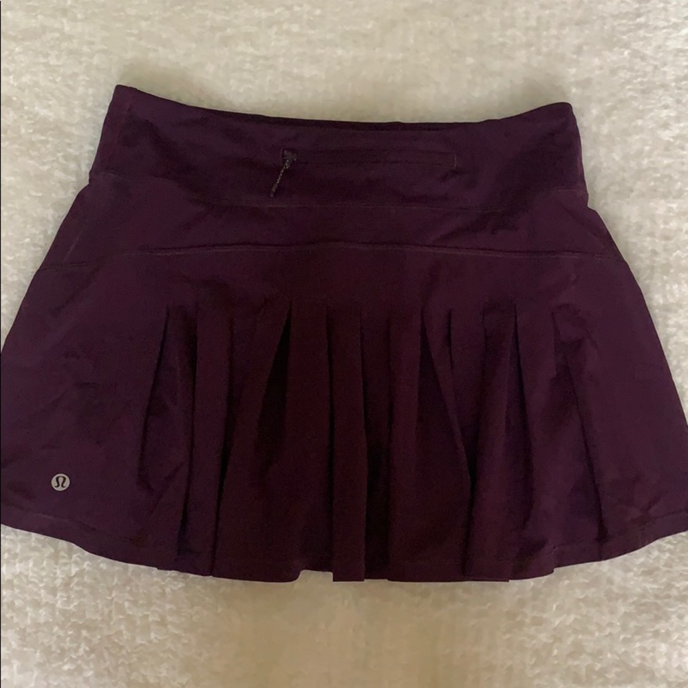Lululemon Circuit Breaker Skirt-Darkest Magenta-6T